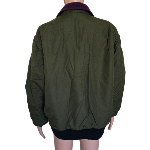 L.L BEAN WOMENS VINTAGE 90'sFLEECE LINED WARM UP JACKET - Picture 6 of 9